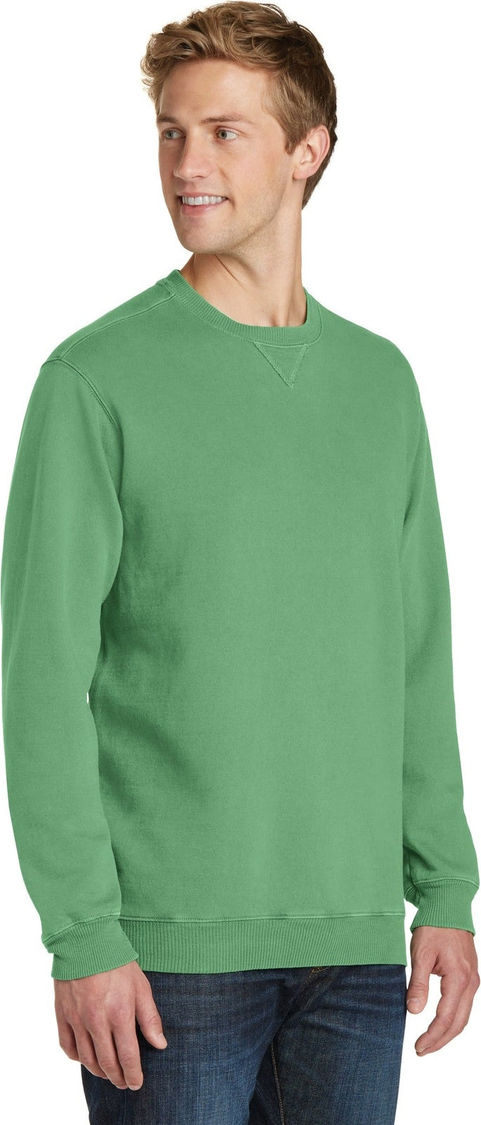 Safari Port & Co Beach Wash Garment-Dyed Crewneck Sweatshirt PC098
