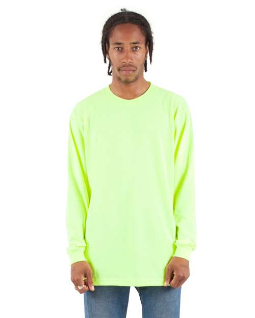 Safety Green Active Long-Sleeve T-Shirt - SHALS