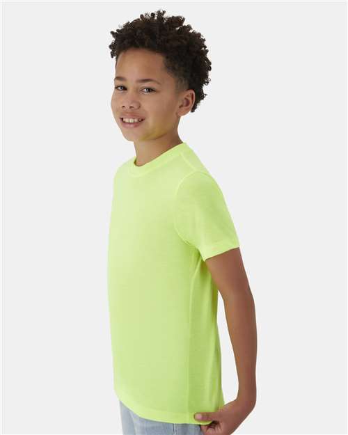 Safety Green Cool DRI® Youth Cotton Touch T-Shirt - 484Y