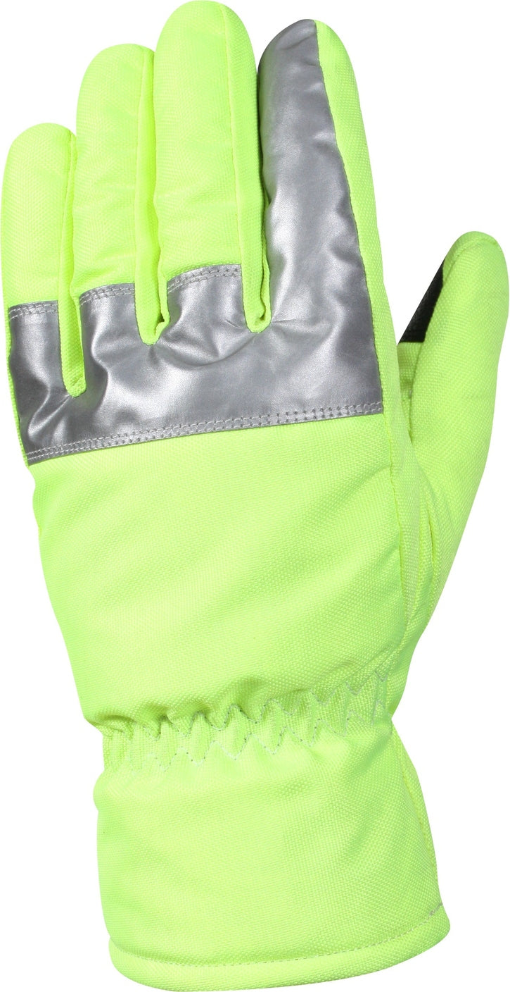 Safety Green Gloves with Reflective Tape