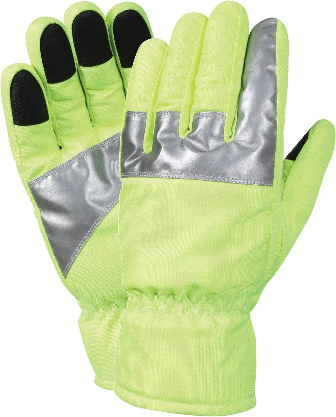 Safety Green Gloves with Reflective Tape - s
