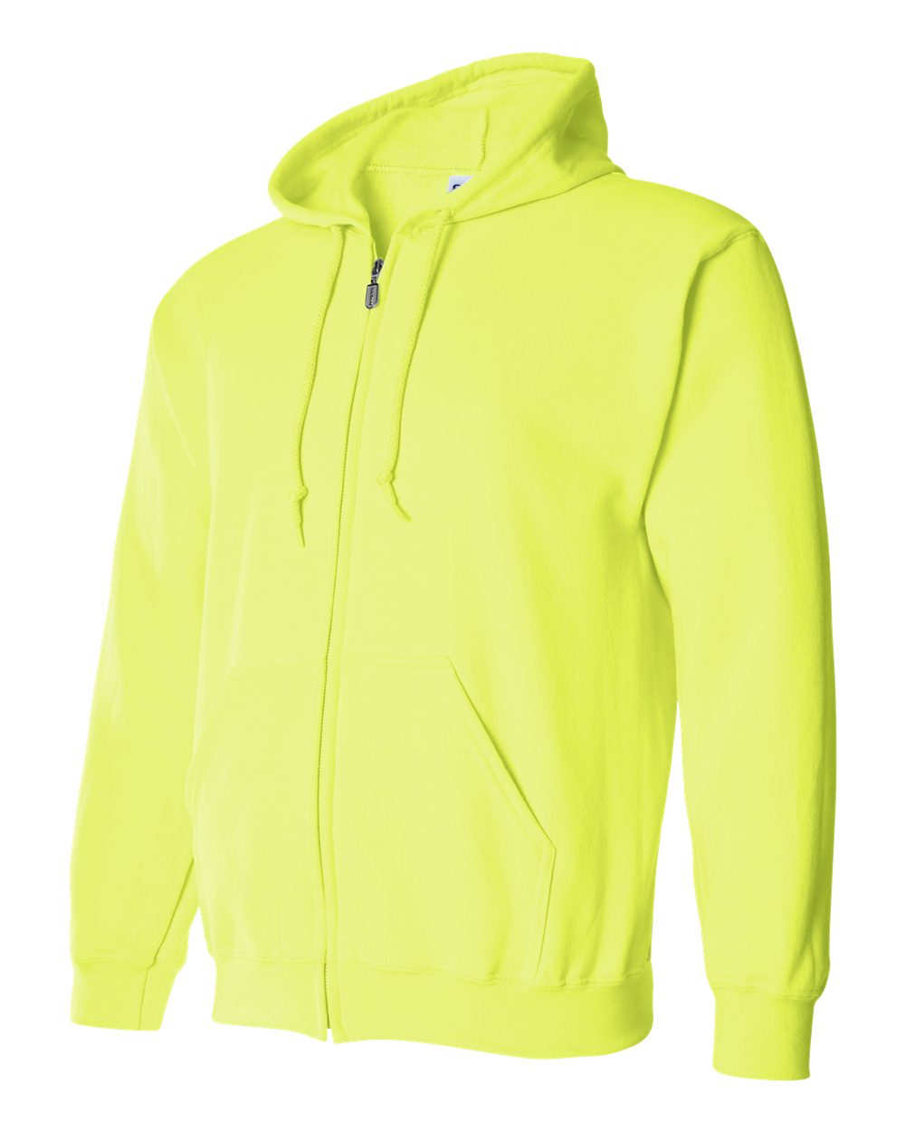 Safety Green Heavy Blend™ Full-Zip Hooded Sweatshirt - 18600