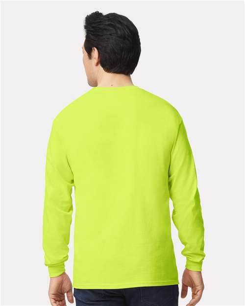 Safety Green Ultra Cotton® Long Sleeve T-Shirt - 2400