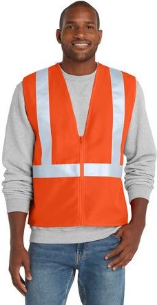 Safety Orange CornerStone - ANSI 107 Class 2 Safety Vest. CSV400