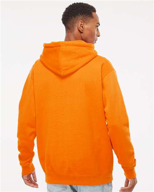 Safety Orange Heavyweight Hooded Sweatshirt - IND4000