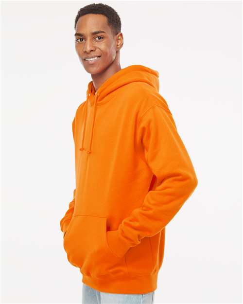 Safety Orange Heavyweight Hooded Sweatshirt - IND4000