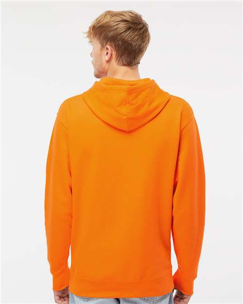 Safety Orange Midweight Hooded Sweatshirt - SS4500