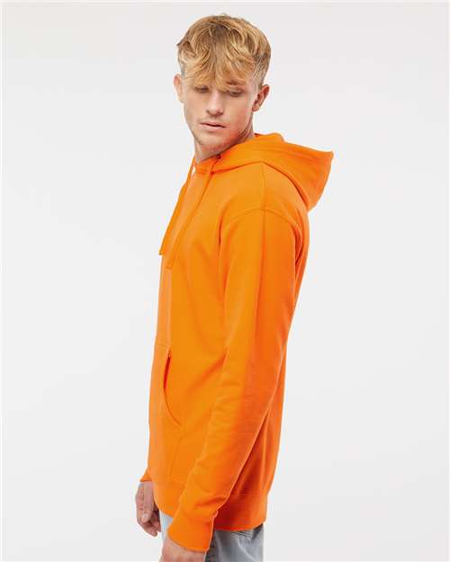Safety Orange Midweight Hooded Sweatshirt - SS4500