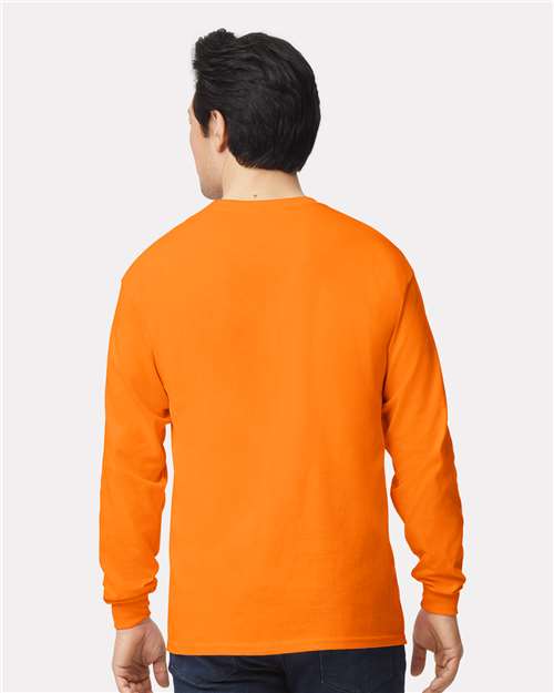 Safety Orange Ultra Cotton® Long Sleeve T-Shirt - 2400