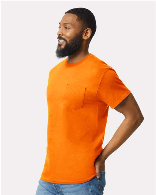 Safety Orange Ultra Cotton® Pocket T-Shirt - 2300