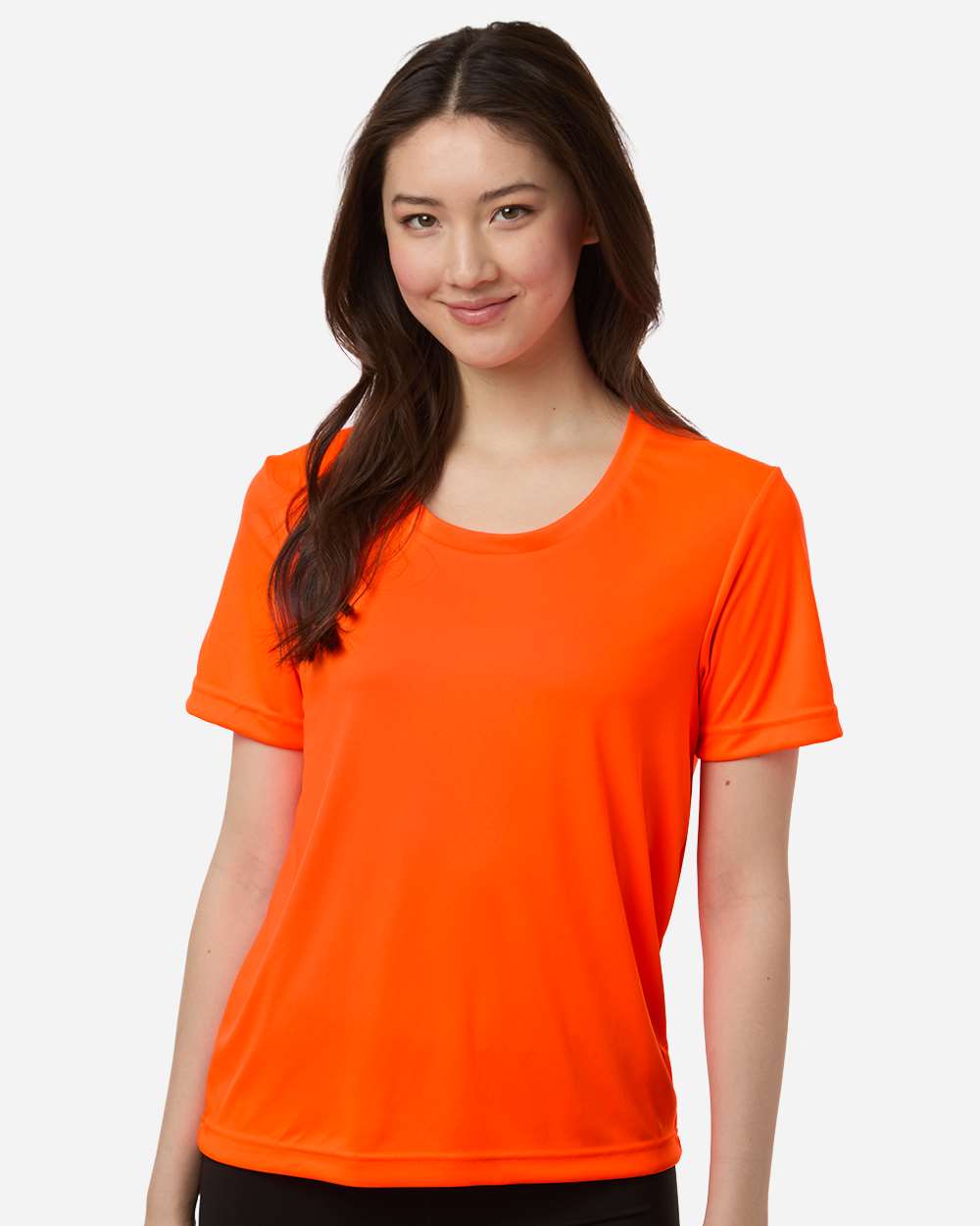 Safety Orange Women's Capital Performance T-Shirt - CE10W plain