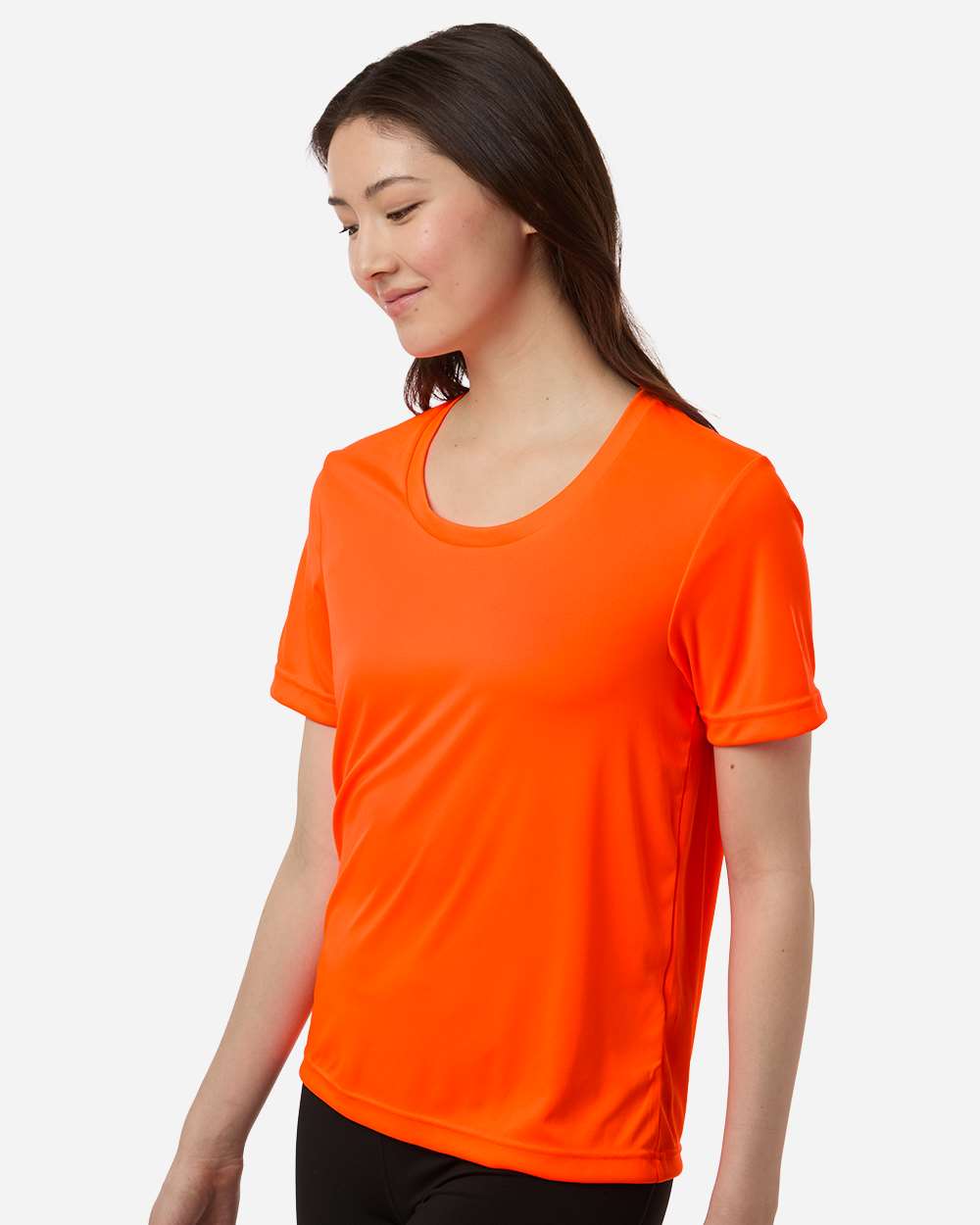 Safety Orange Women's Capital Performance T-Shirt - CE10W plain