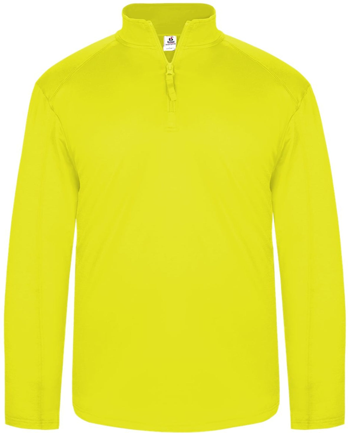 SAFETY YELLOW 1/4 ZIP LIGHTWEIGHT PULLOVER