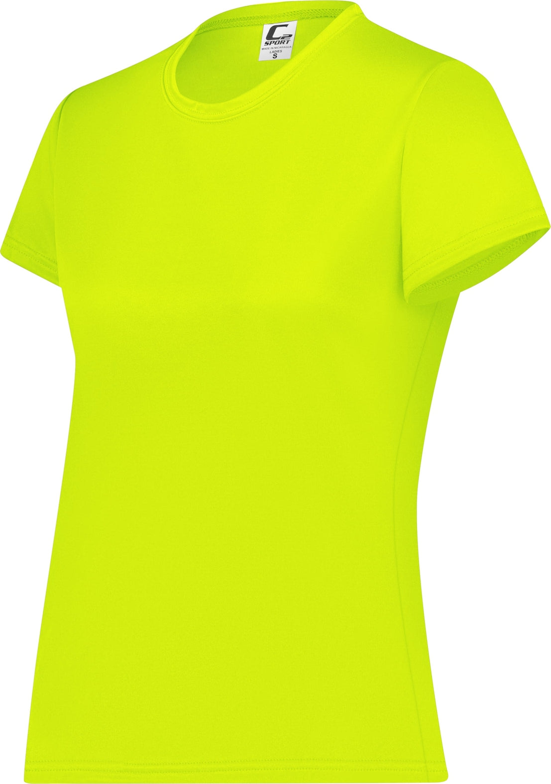 SAFETY YELLOW LADIES C2 TEE