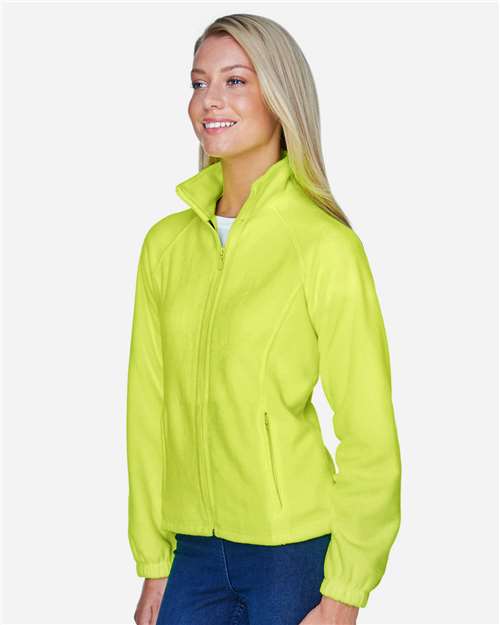 Safety Yellow Women&#39;s Full-Zip Fleece - M990W