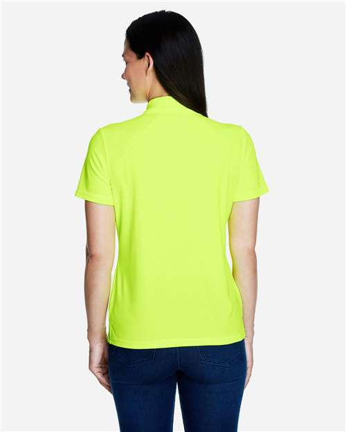 Safety Yellow Women&#39;s Origin Performance Piqué Polo - 78181