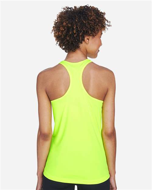 Safety Yellow Women&#39;s Zone Performance Racerback Tank - TT11WRC