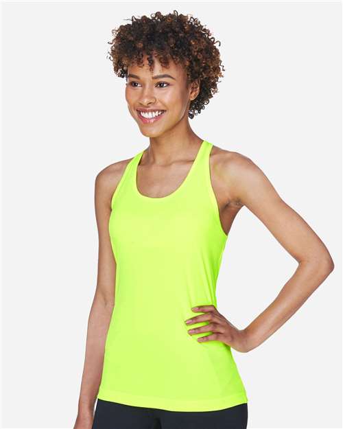 Safety Yellow Women&#39;s Zone Performance Racerback Tank - TT11WRC