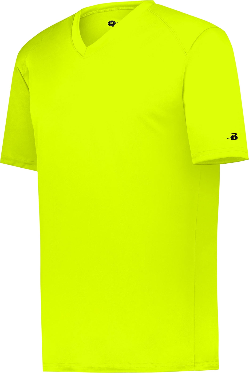 SAFETY YELLOW YOUTH B-CORE V-NECK TEE