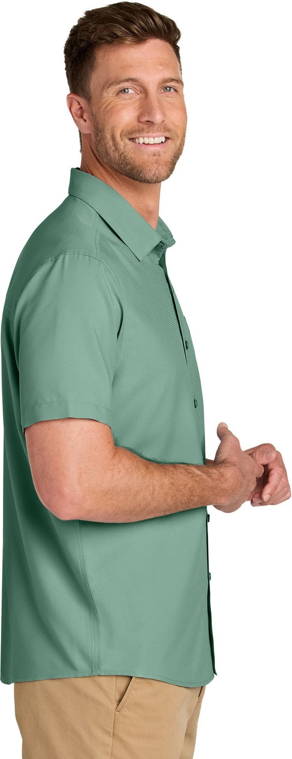 Sage Port Authority Short Sleeve UV Dockside Shirt W963