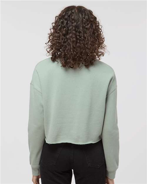 Sage Women&#39;s Lightweight Crop Crewneck Sweatshirt - AFX24CRP