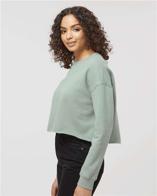 Sage Women&#39;s Lightweight Crop Crewneck Sweatshirt - AFX24CRP