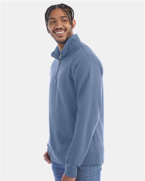 Saltwater Garment-Dyed Quarter-Zip Sweatshirt - GDH425