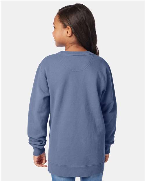 Saltwater Garment-Dyed Youth Crewneck Sweatshirt - GDH475