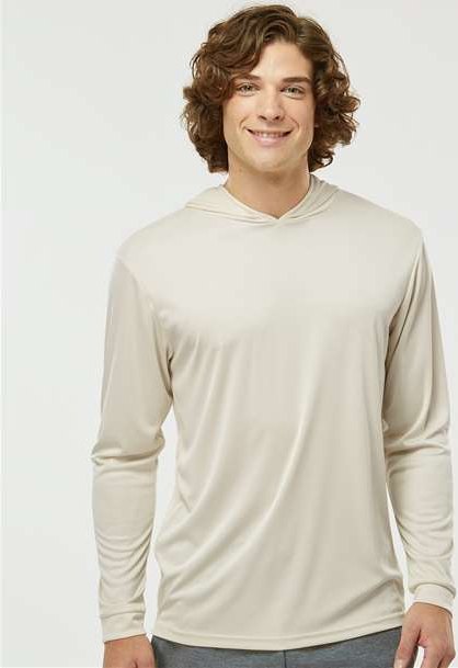 Sand Bahama Performance Hooded Long Sleeve T-Shirt - 220
