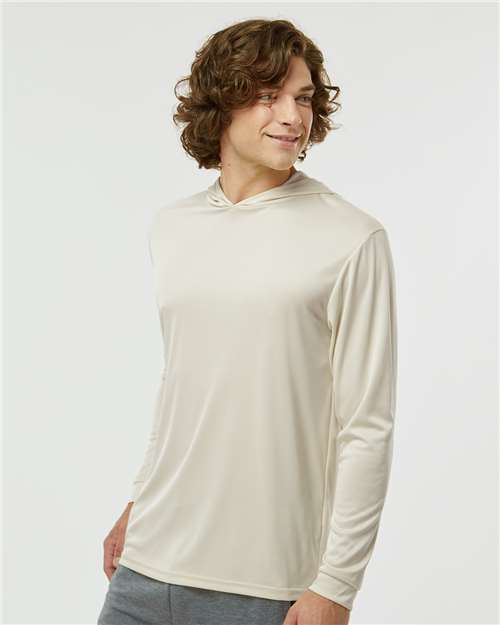 Sand Bahama Performance Hooded Long Sleeve T-Shirt - 220