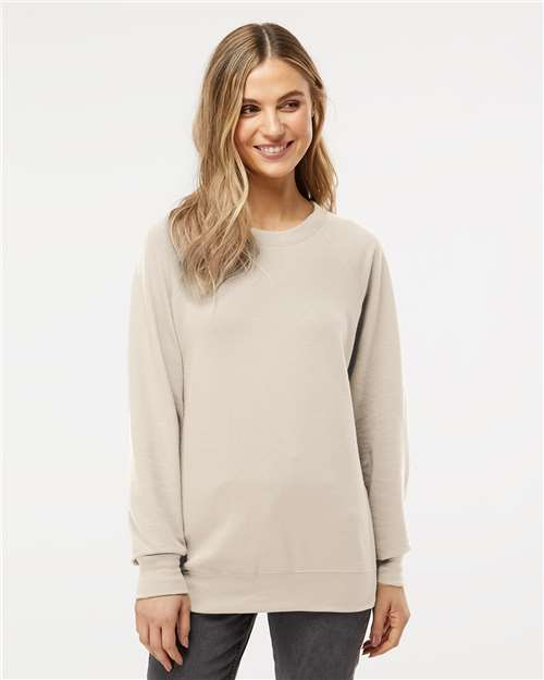 Sand Icon Lightweight Loopback Terry Crewneck Sweatshirt - SS1000C
