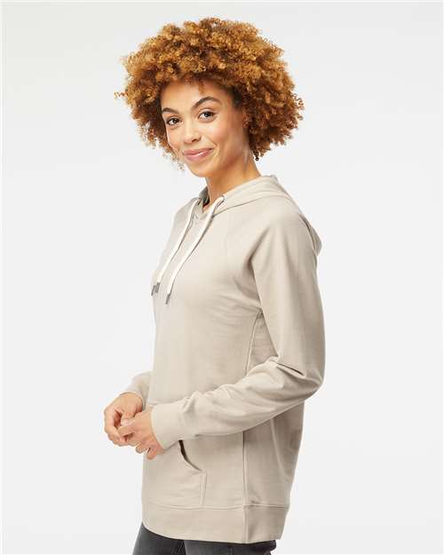 Sand Icon Lightweight Loopback Terry Hooded Sweatshirt - SS1000