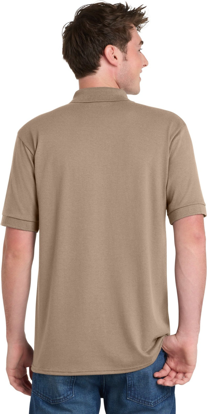 Sand Port & Co Core Blend Jersey Knit Polo. KP55