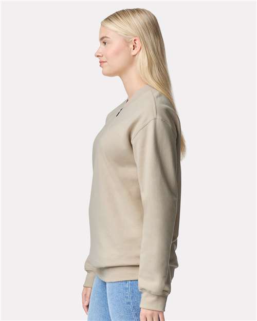Sand Softstyle® Midweight 1/4 Zip Sweatshirt - SF008