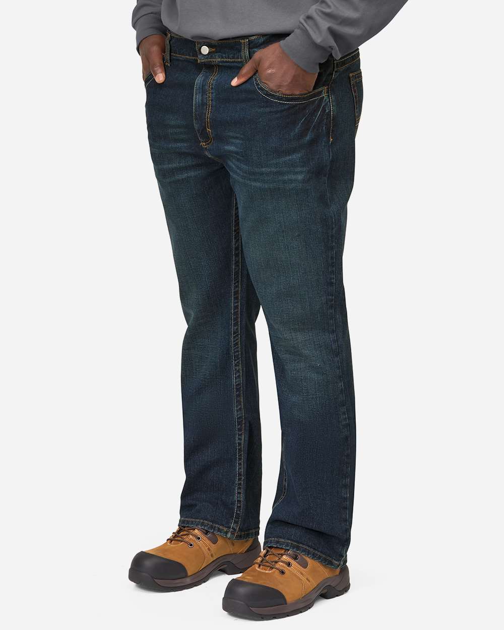 Sanded Denim - 32I Men's Odd Sizes Bootcut Jeans - PSJ2ODD