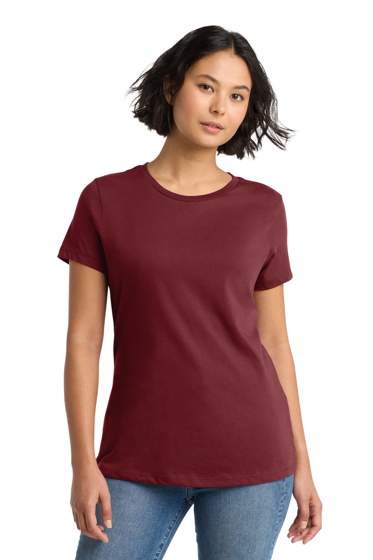 Sangria District Women's Perfect Weight Tee. DM104L