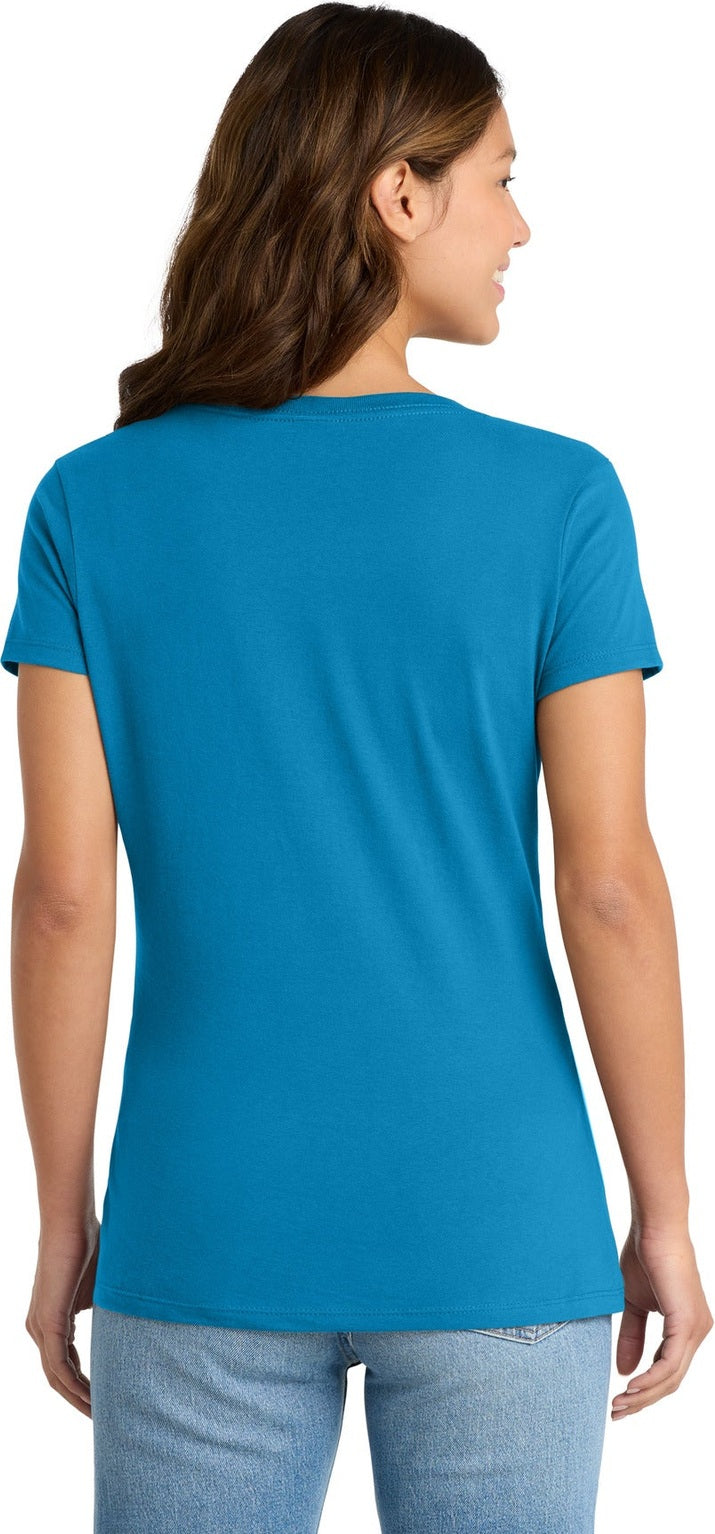 Sapphire Port & Co Women's Fan Favorite V-Neck Tee. LPC450V