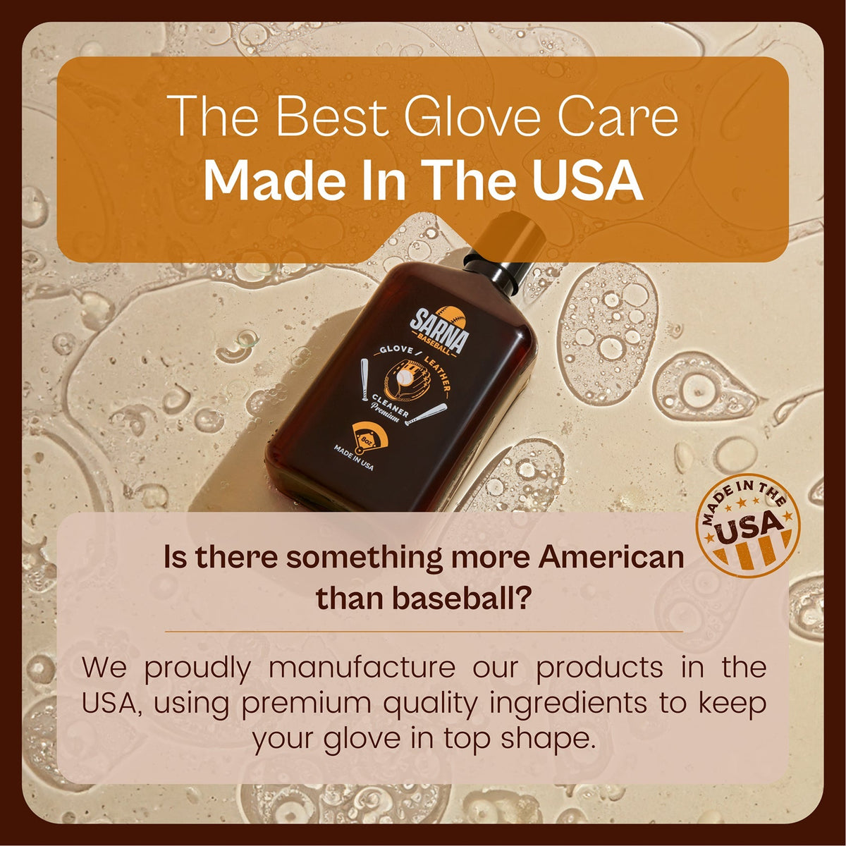 Sarna Baseball Glove Cleaner - 8 Oz