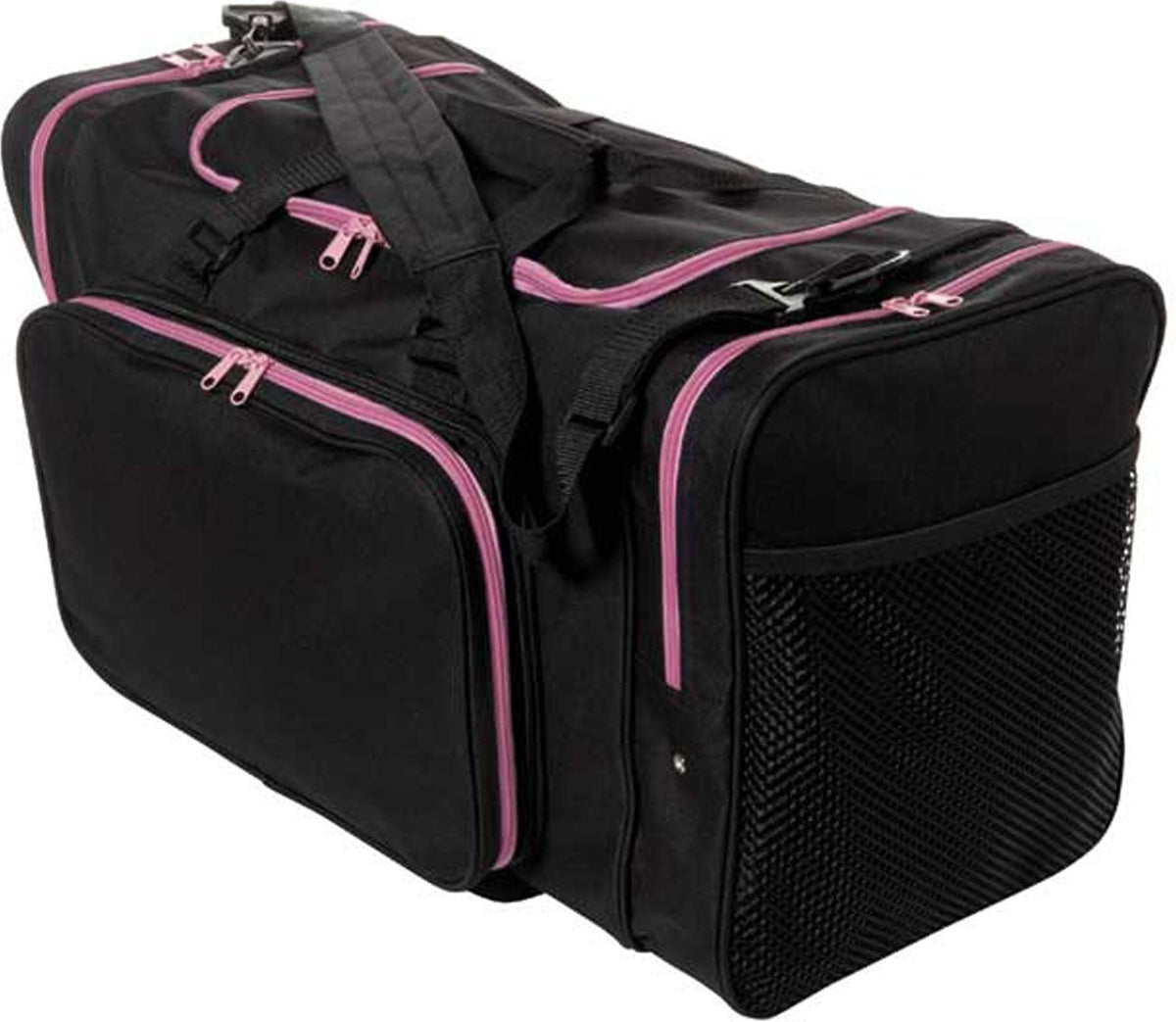 Sb624 24’’ Sports Bag 600d Polyester - Black Charitypink - Blackcharitypink