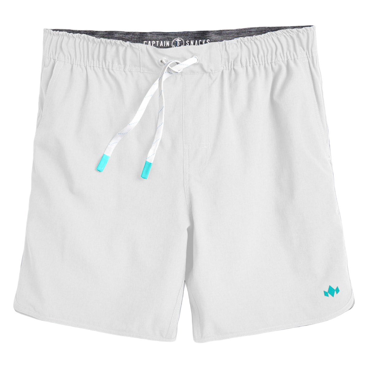 Scales Men’s Solid Volley Shorts - White / Small