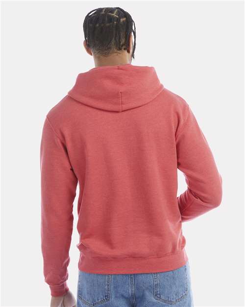 Scarlet Heather Powerblend® Hooded Sweatshirt - S700