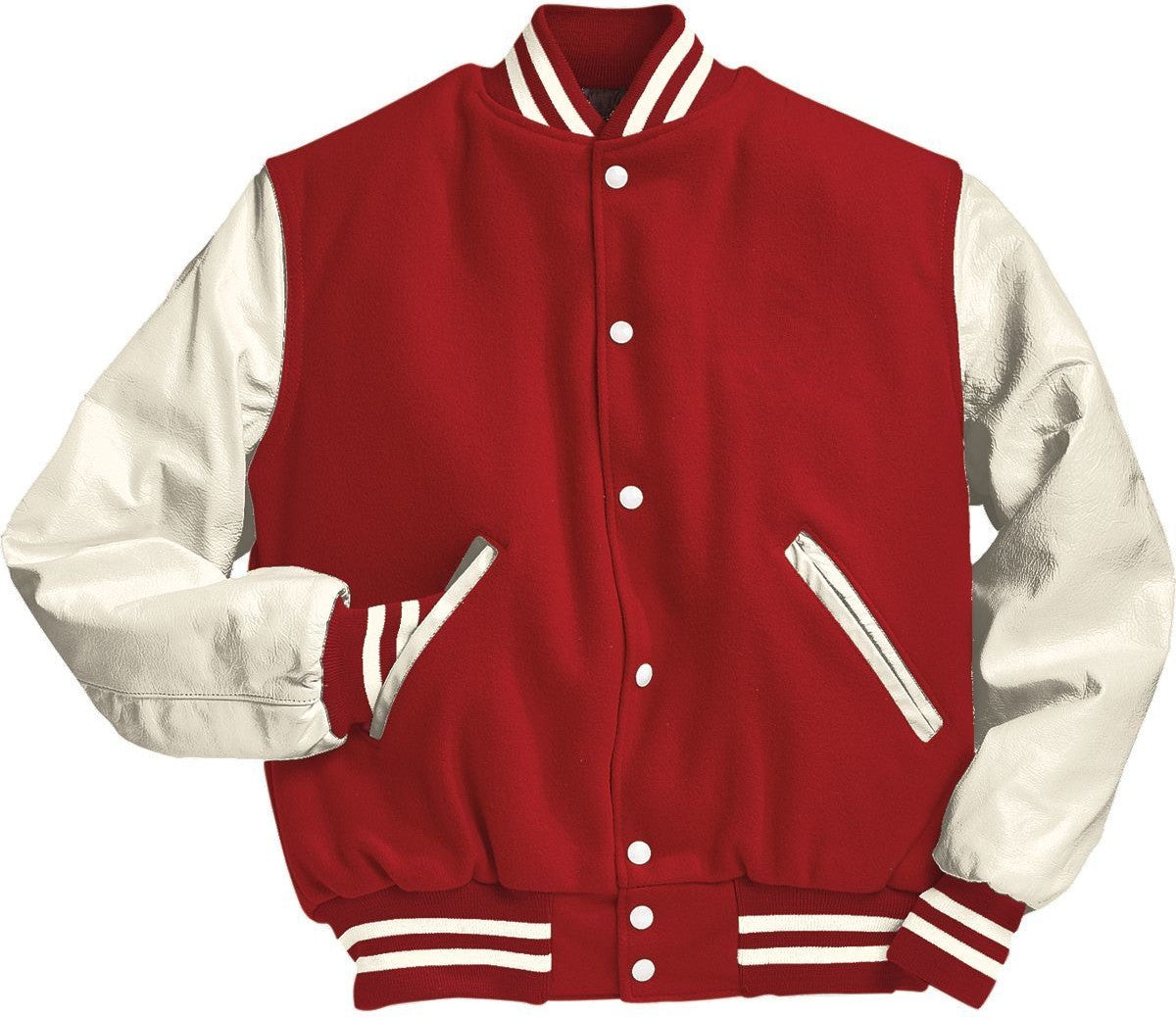 SCARLET/WHITE AWARD WOOL JACKET
