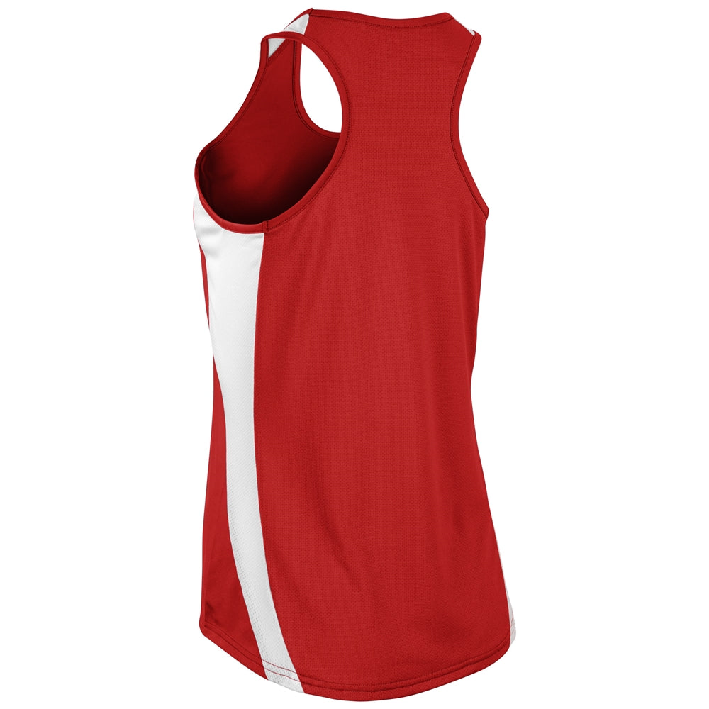 SCARLET,WHITE Speed Singlet