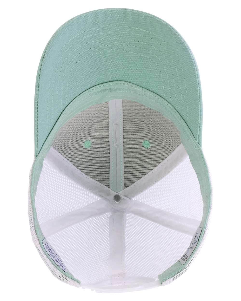 Seafoam/ White Women's Modern Trucker Cap - CHARLIE