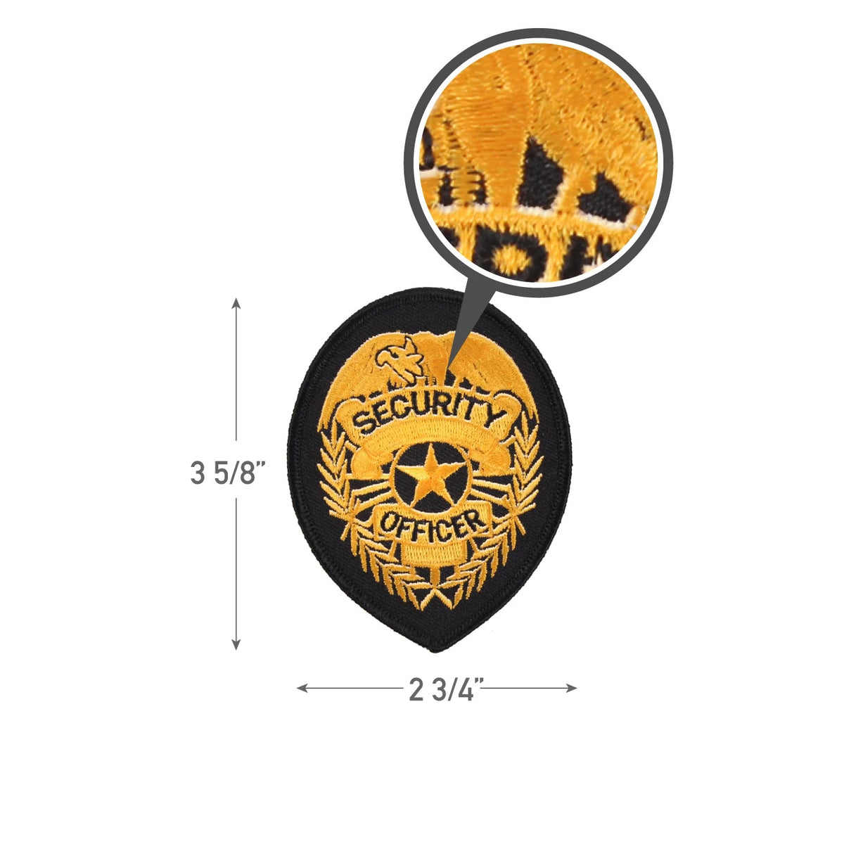 Security Patch - Black / Gold