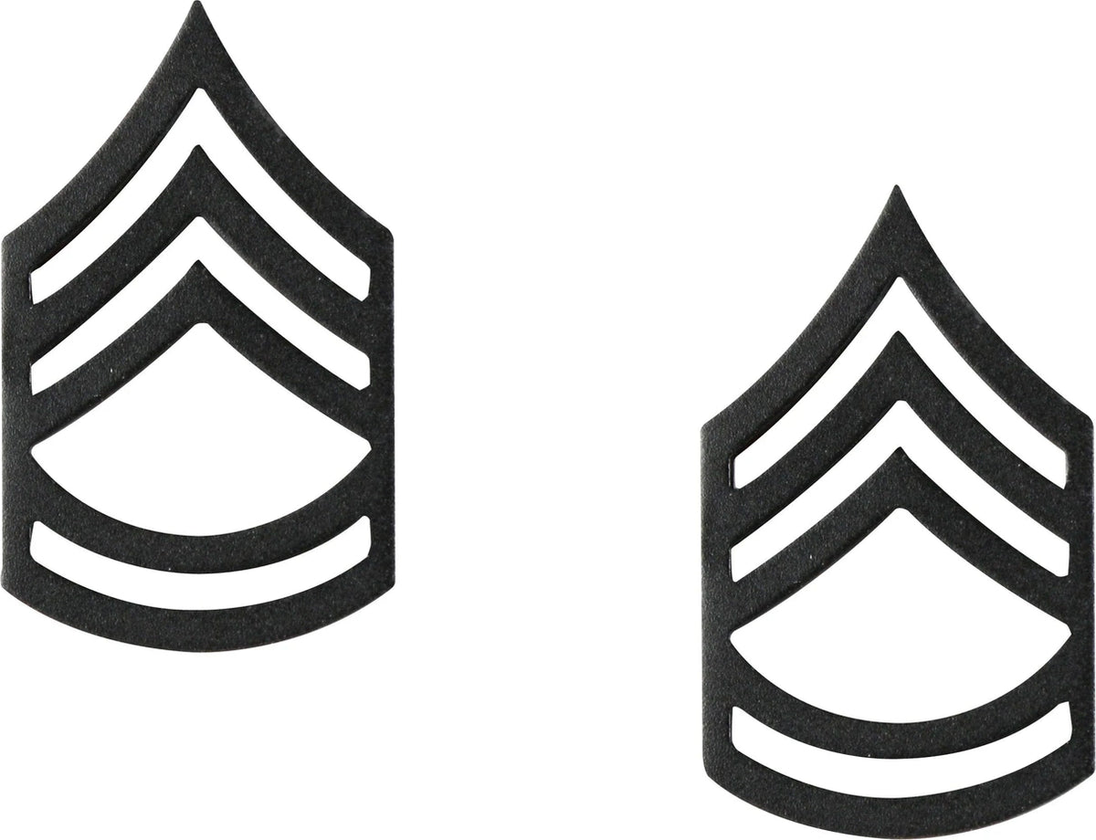 Sergeant First Class Polished Insignia Pin - Gold