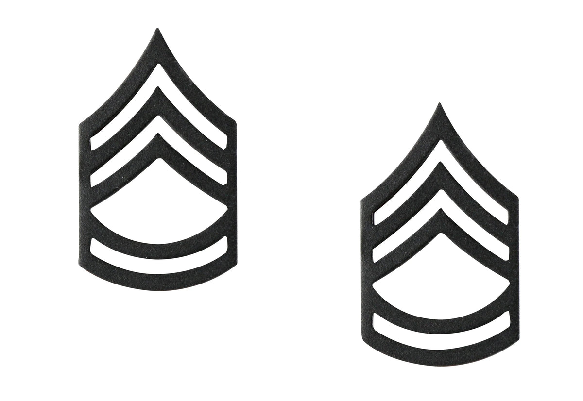 Sergeant First Class Polished Insignia Pin - Gold