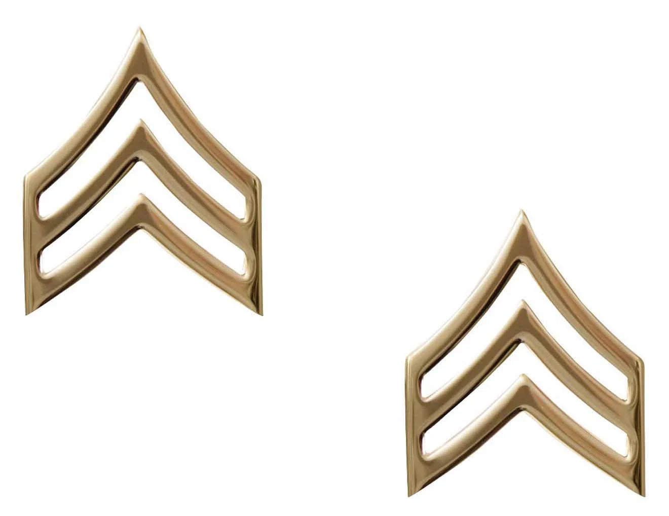 Sergeant Polished Insignia - Subdued