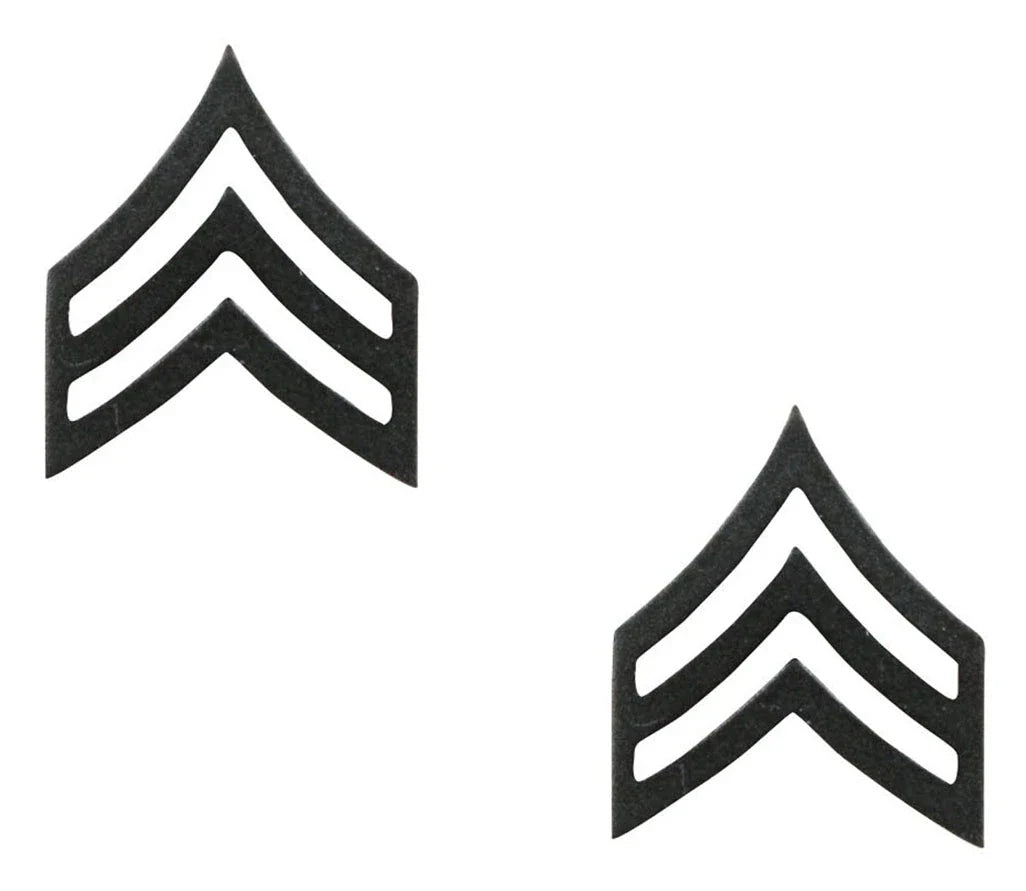 Sergeant Polished Insignia - Subdued