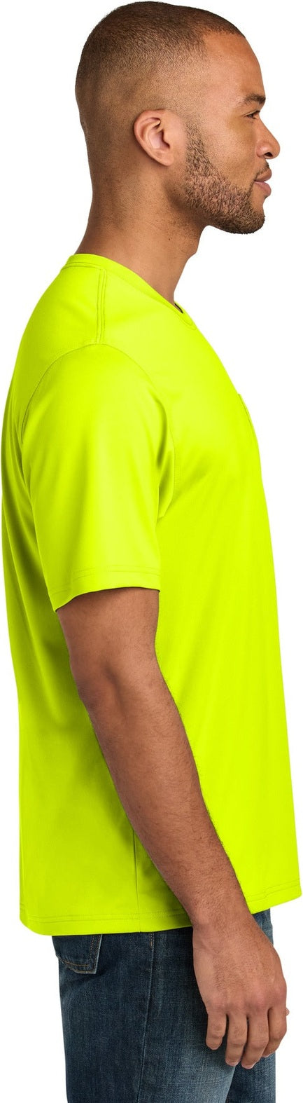 SftyYellow CornerStone Tall Workwear Pro Short Sleeve Pocket Tee TLCS440P